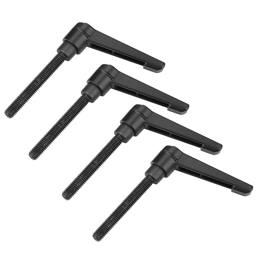 Amazon.co.jp: 4枚 クランプレバーハンドル M5おねじ ステンレス